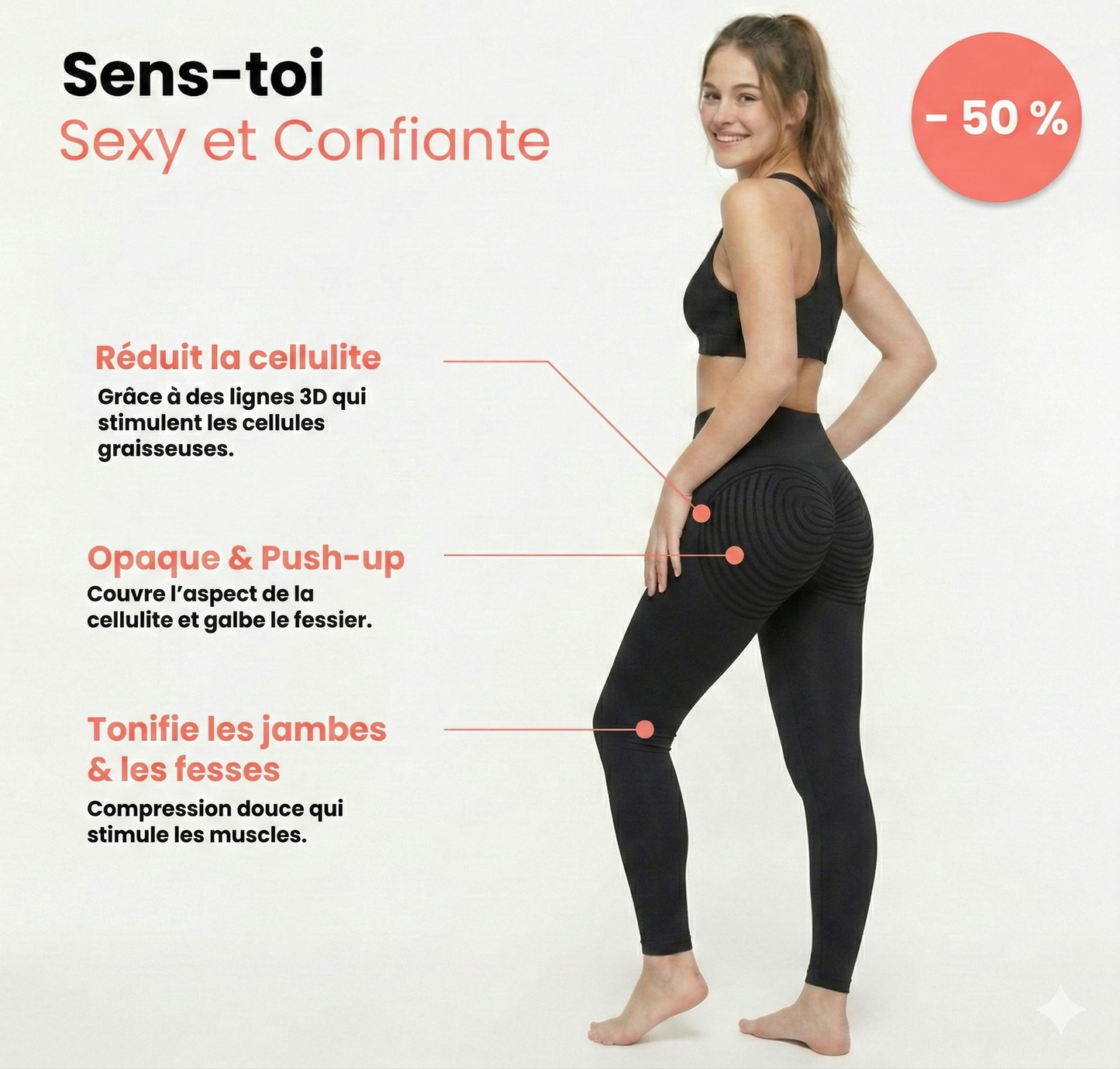 Legging confort articulaire Silhouette® - Lisse et Sculpte